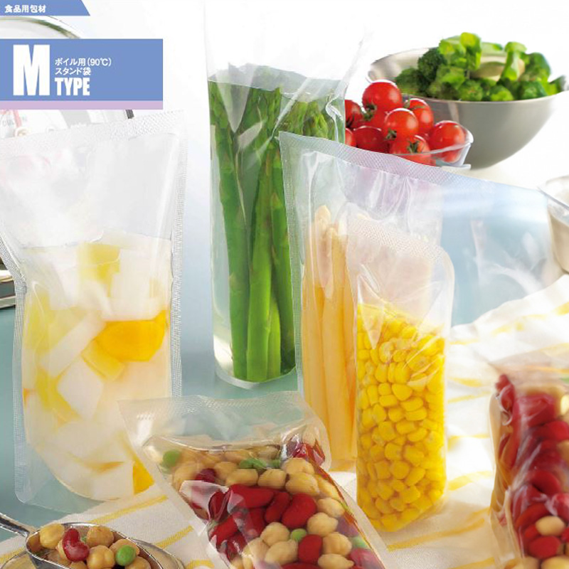 ストロングパック Mタイプ｜ボイル・冷凍・真空包装・耐衝撃性・耐摩耗性／スタンド袋／明和産商