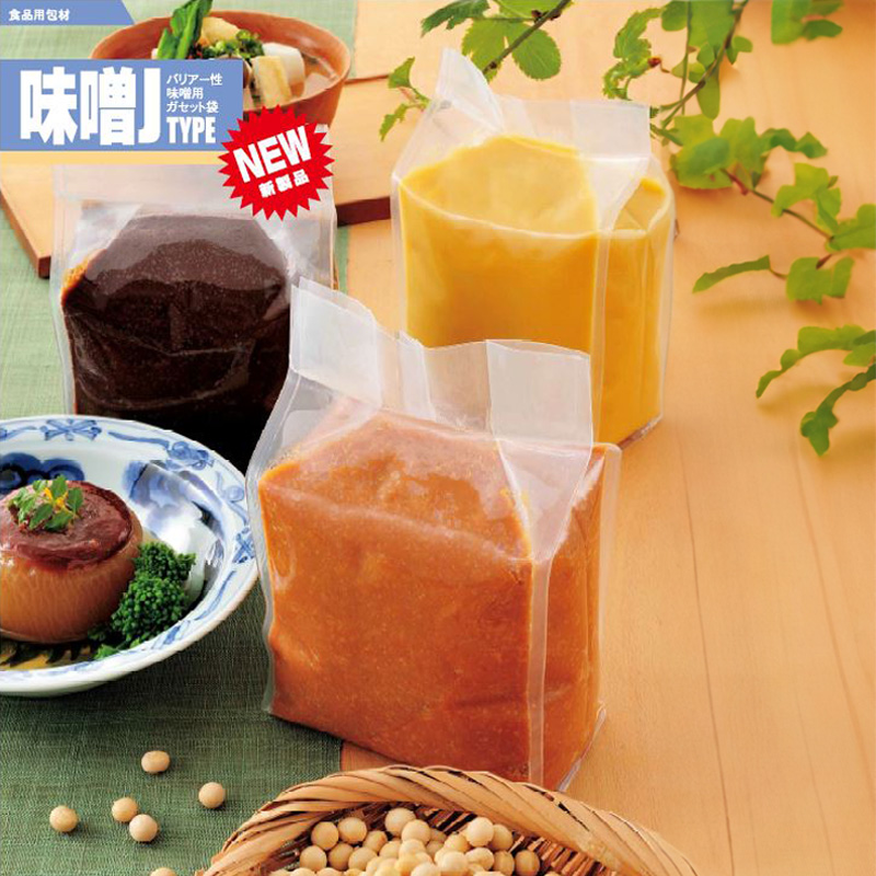 ストロングパック 味噌Jタイプ｜脱酸素剤使用可・真空包装／味噌／ガゼット袋／明和産商