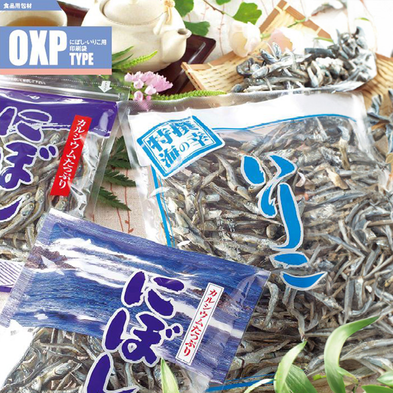 ストロングパック OXP（にぼし・いりこ用）タイプ｜防湿性／三方袋・合掌袋／明和産商