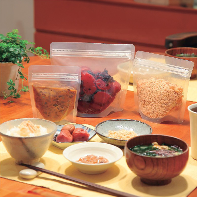 ラミジップ スタンドパック 巾広NYタイプ(FW)｜冷凍／チャック付／スタンド袋／セイニチ