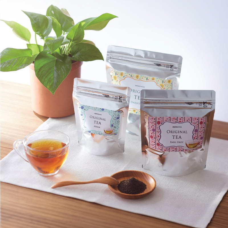 ラミジップ スタンド・平袋パック アルミ蒸着タイプ（VM）｜脱酸素剤使用可・防湿性・遮光性／チャック付／アルミ蒸着／スタンド袋・平袋／セイニチ