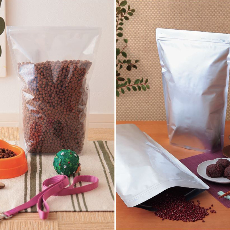 ラミジップ 特大サイズ NY・ALタイプ｜冷凍（NYのみ）脱酸素剤使用可・防湿性・遮光性（ALのみ）／チャック付／アルミ箔（AL）／スタンド袋／セイニチ