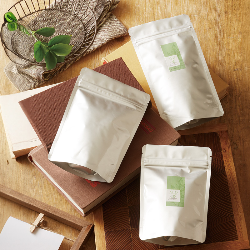 ALQタイプ｜脱酸素剤使用可・防湿性・遮光性／アルミ箔／銀／チャック付／スタンド袋／ベリーパック