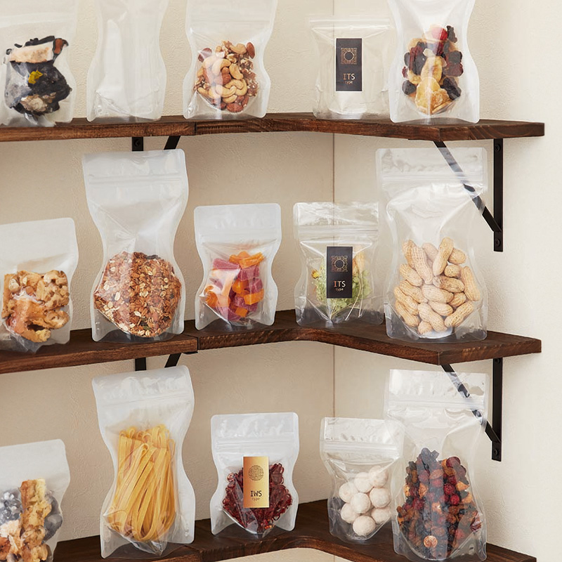 ITS・IWSタイプ｜脱酸素剤使用可・防湿性／白／チャック付／スタンド袋／ベリーパック