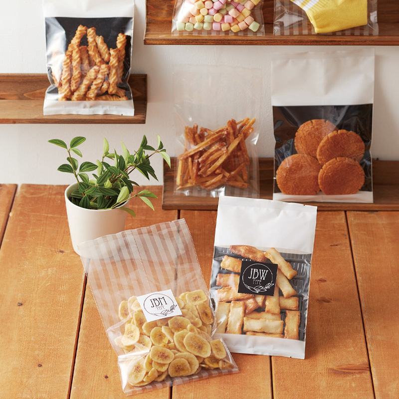 JBW・JBMタイプ｜脱酸素剤使用可・防湿性／白黒・白／合掌袋／ベリーパック