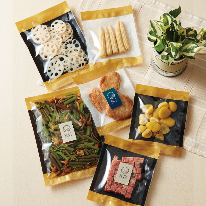 KG・SGタイプ｜ボイル・冷凍・真空包装／黒金・白金／三方袋／ベリーパック