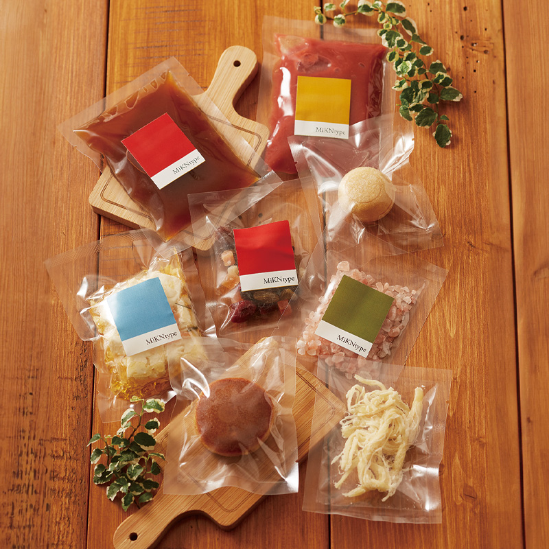 MiKNタイプ｜ボイル・冷凍・脱酸素剤使用可・真空包装／三方袋／ベリーパック