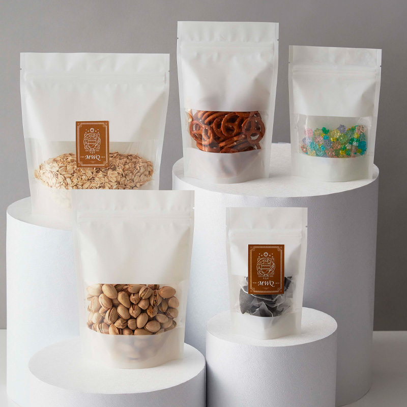 MWQタイプ｜脱酸素剤使用可・防湿性／白／チャック付／スタンド袋／ベリーパック