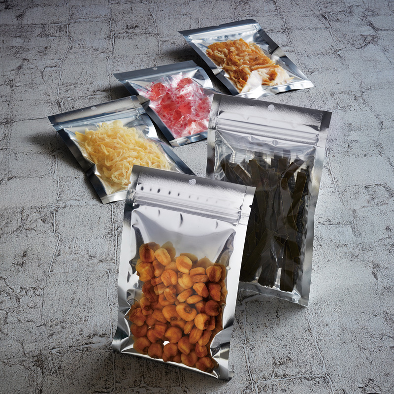 PHタイプ｜脱酸素剤使用可・防湿性／アルミ蒸着／チャック付／三方袋／ベリーパック