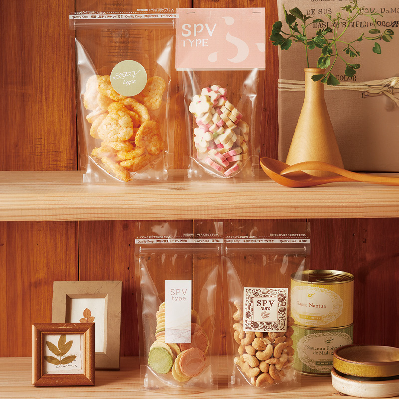 SPVタイプ｜防湿性／チャック付／スタンド袋／ベリーパック