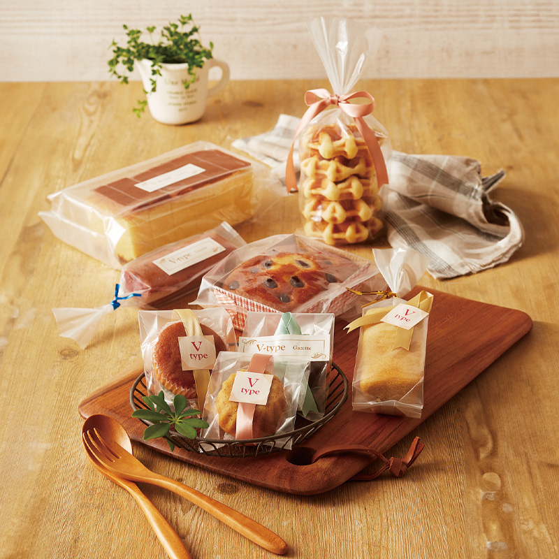 Vタイプ｜脱酸素剤使用可・冷凍・真空包装／ガゼット袋／ベリーパック