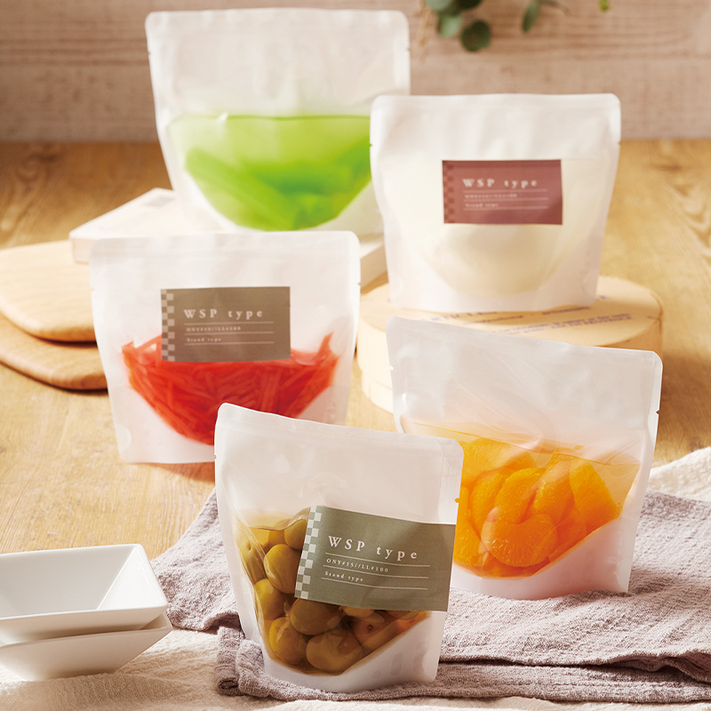 WSPタイプ｜ボイル・冷凍・真空包装／白／スタンド袋／ベリーパック
