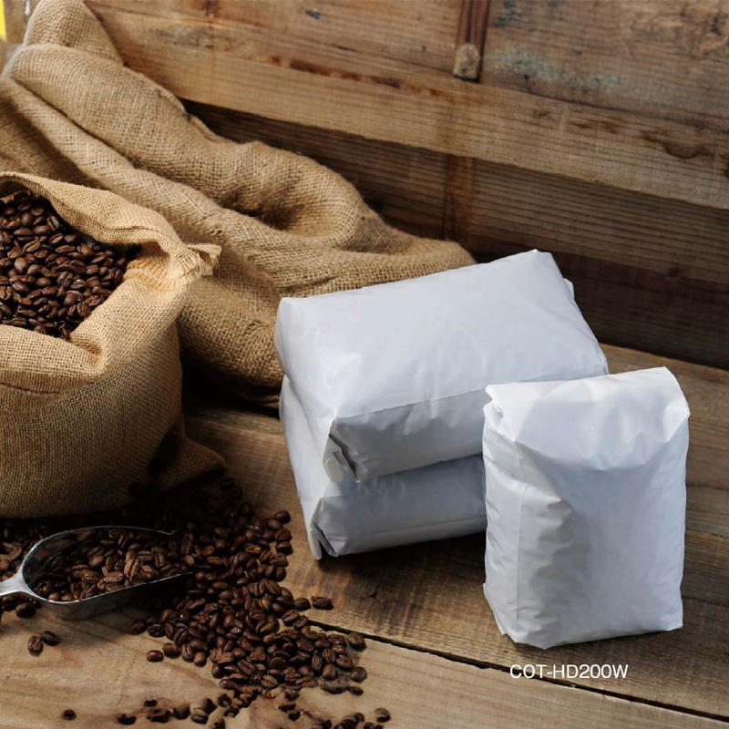 コーヒー豆用業務用袋｜熱シール対応／透明／平袋・合掌ガゼット袋／ヤマニパッケージ