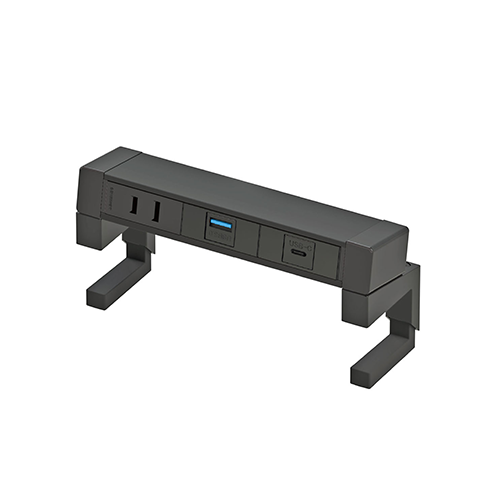 G004 クランプ式コンセント 3口 黒