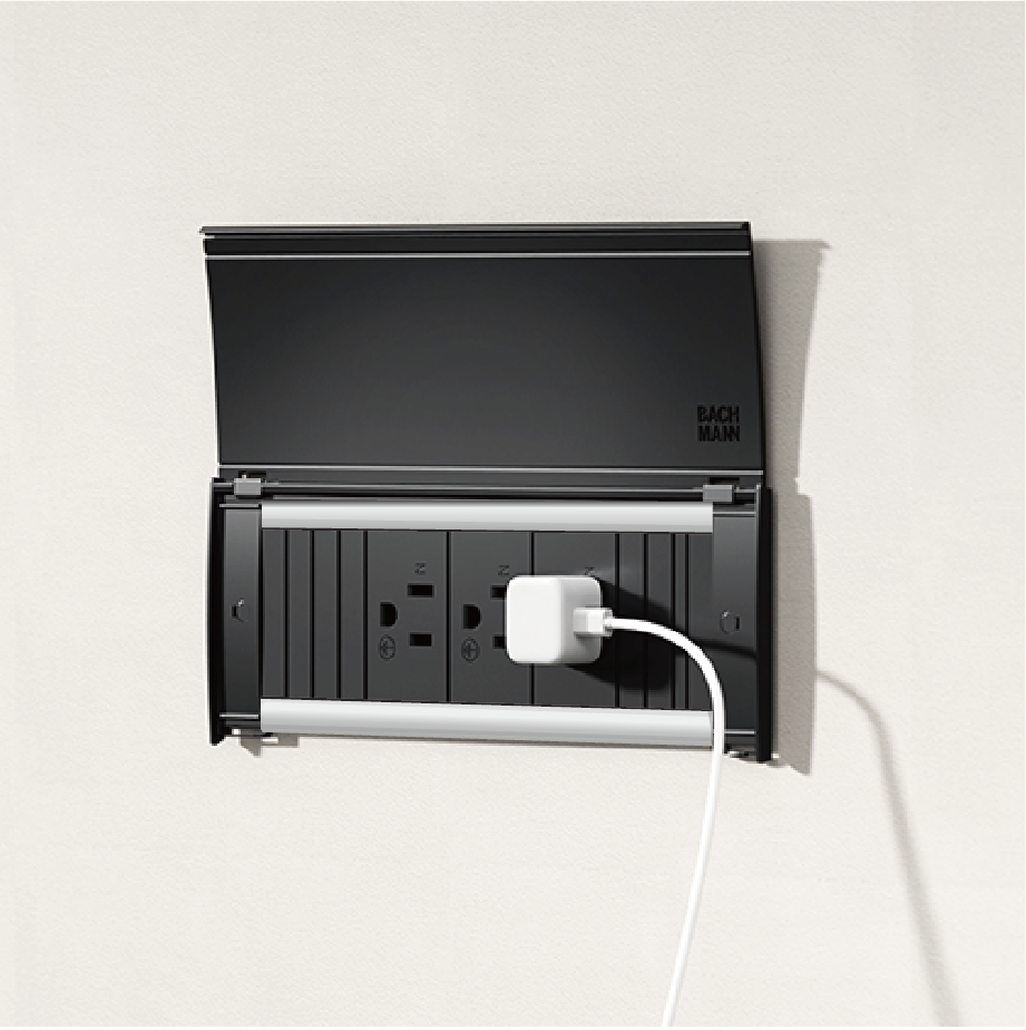 KAPSA 本体アルミ&黒+カバー黒 (BACHMANN社製)