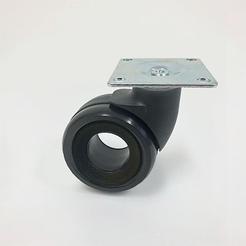 K09N 中空キャスター ナイロン プレートタイプ 取付径φ28 φ60