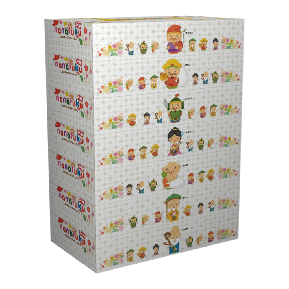 七福神 BOXティッシュ 100W 5P