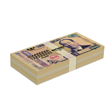 ミニミニ新壱億円 BOXティッシュ 10W