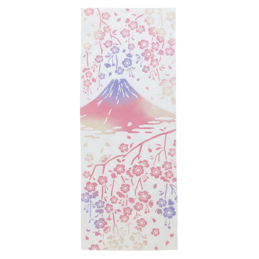 手ぬぐい 和布華 春模様【富士山と桜】