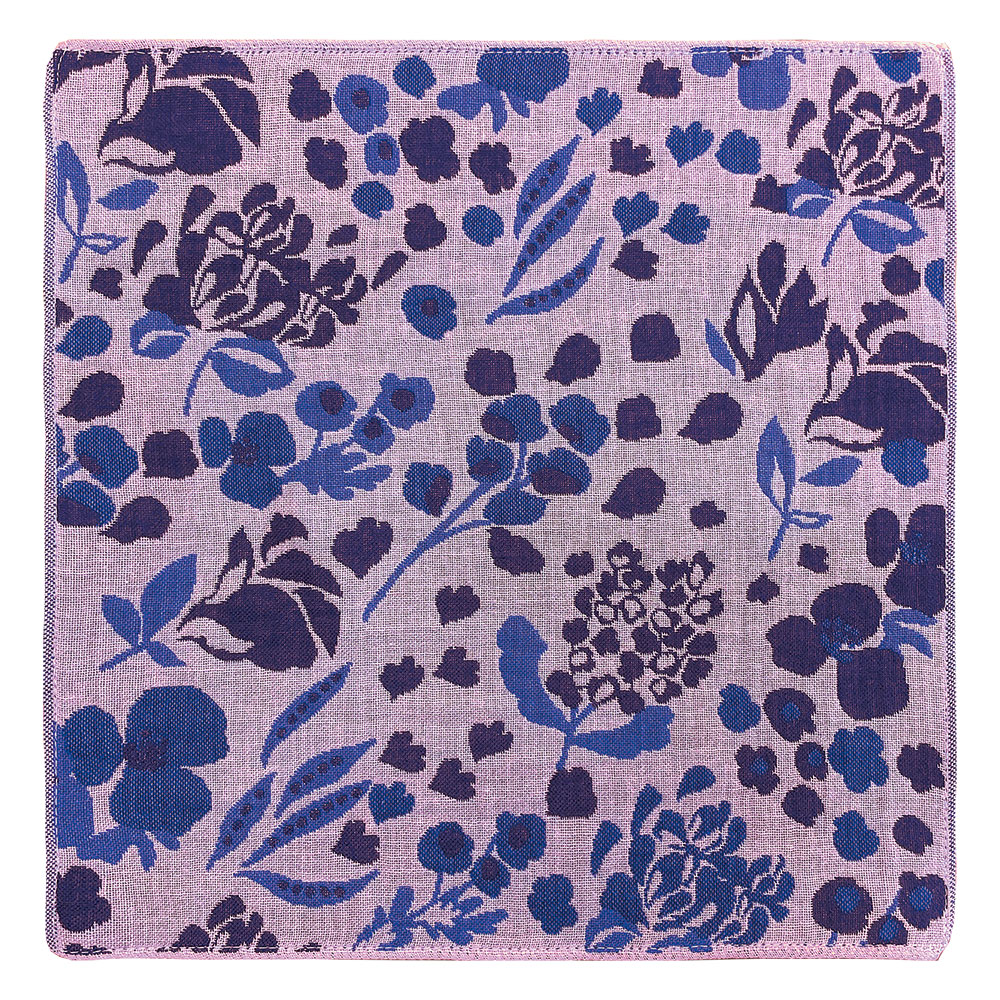 Pocchi 3重ガーゼハンカチ(今治タオル) DESIGNERS JAPAN 堀内映子【 ラベンダーフラワー 】