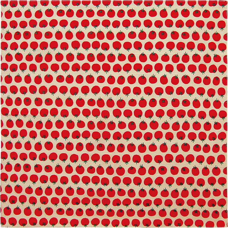 風呂敷 チーフ 和布華【 トマトドット 】