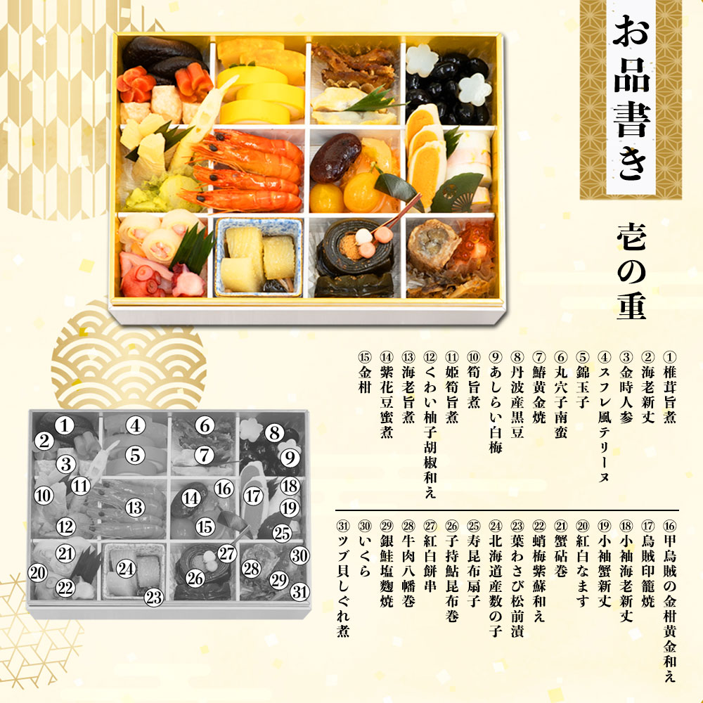 和洋二段重おせち