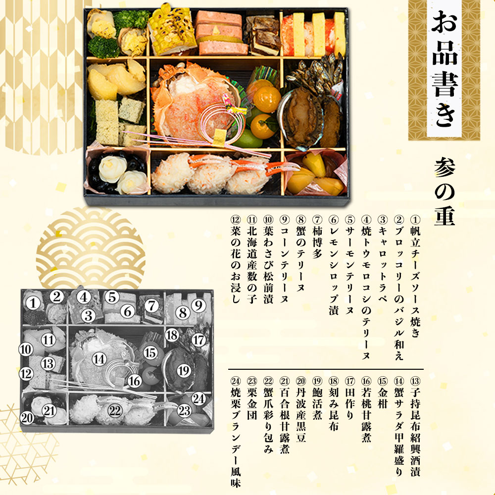 和洋変形3段重おせち