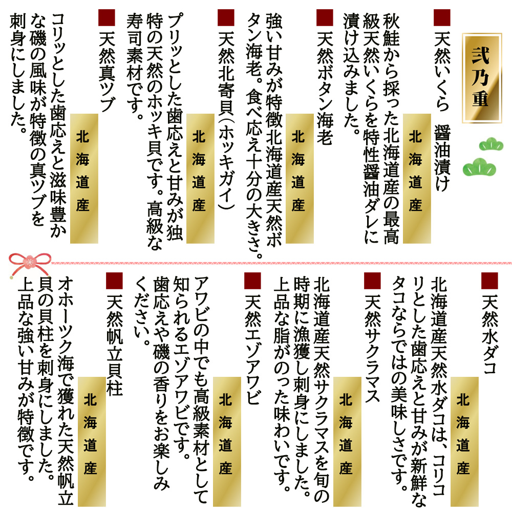 築地ホクエイ 刺身重一段