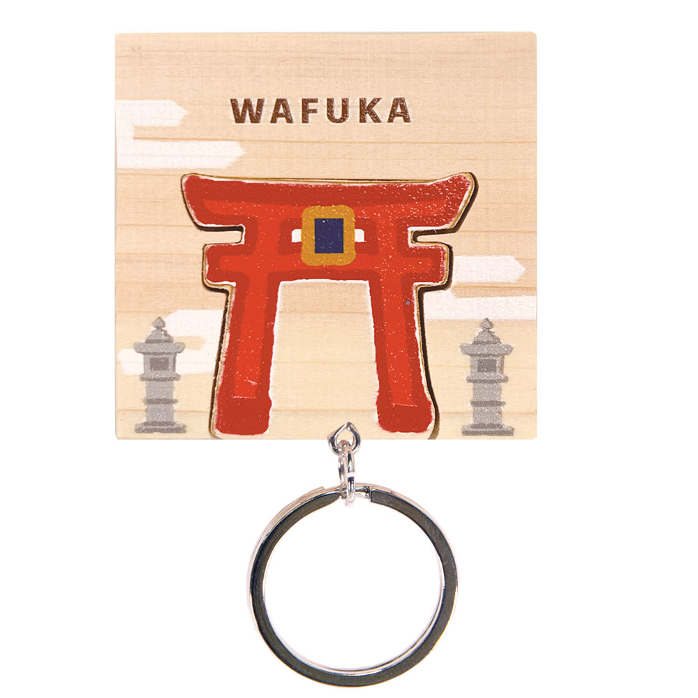 ヒノキキーリング 【鳥居】Hinoki Keyring