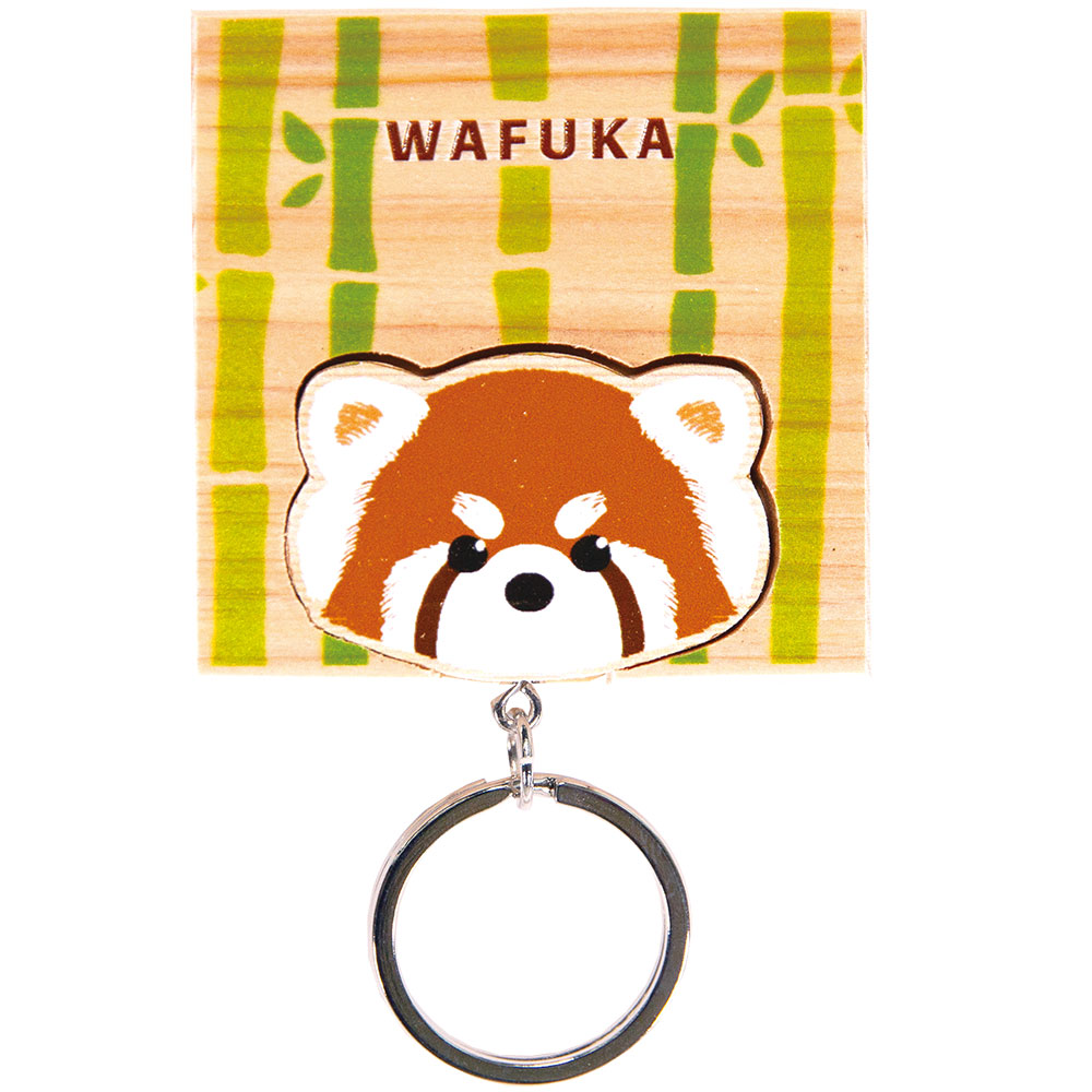 ヒノキキーリング 【レッサーパンダ】Hinoki Keyring