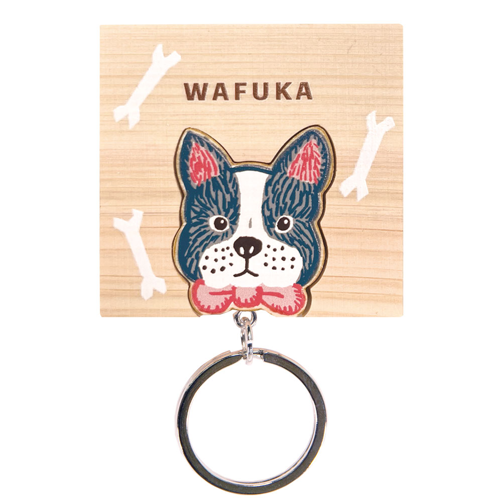 ヒノキキーリング 【フレンチブルドッグ】Hinoki Keyring
