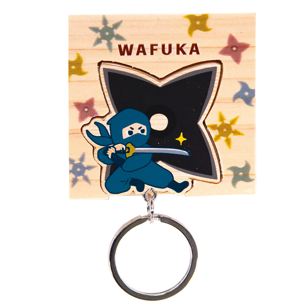 ヒノキキーリング 【忍者】Hinoki Keyring