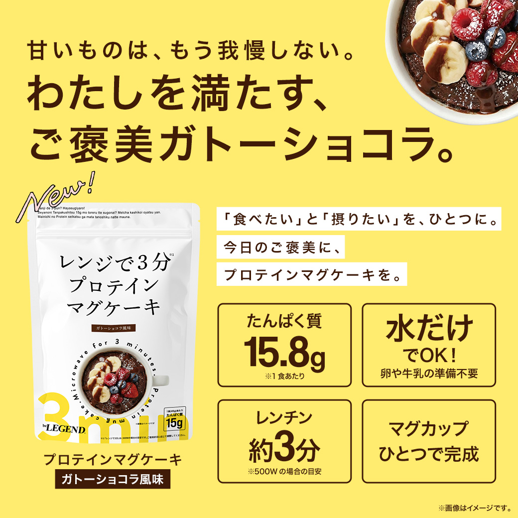 マグケーキ ガトーショコラ風味