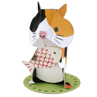 ダンボールクラフト【hacomo】ねこ・くま・ぶた
