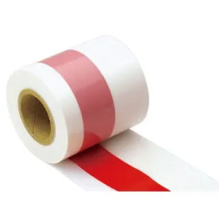 【紅白テープ】50ｍ巻