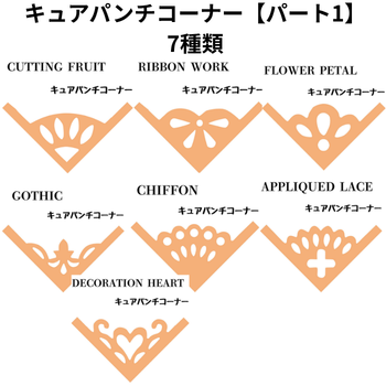 キュアパンチコーナー【パート1】７種類