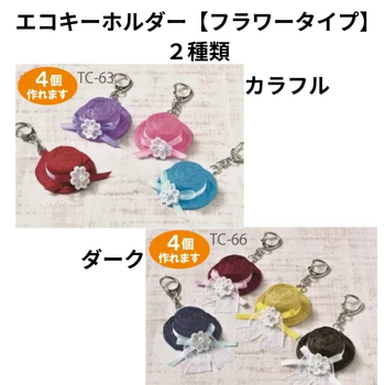 ペットボトルのキャップで作るエコハット【カラフル・ダーク】