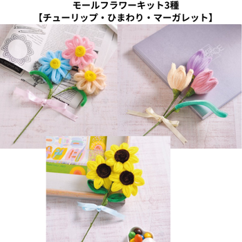 モールフラワーキット【チューリップ・ひまわり・マーガレット】