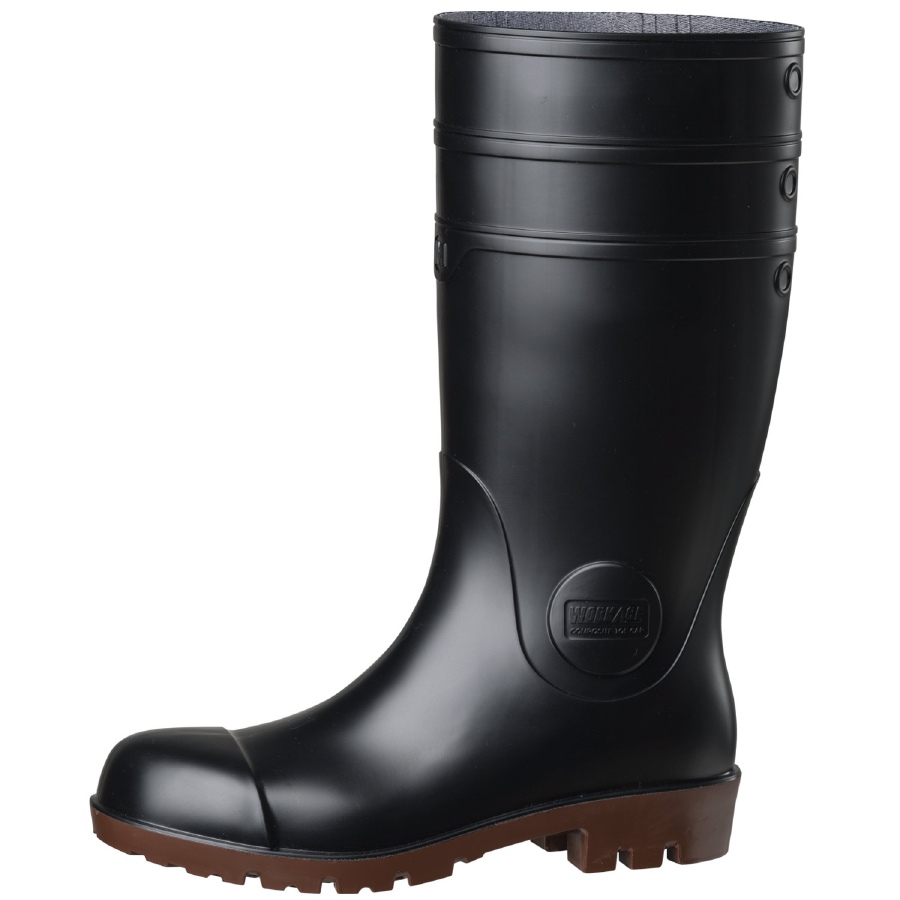 ミドリ安全　耐油・耐薬　安全長靴　ワークエース　NW1000スーパー　ブラック