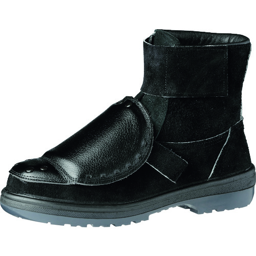 ミドリ安全　甲プロ付熱場作業用安全靴　ラバーテック　長編上靴　RT4009N甲プロ　ブラック