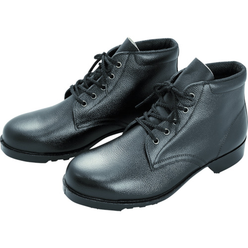 ミドリ安全　ゴム底安全靴　中編上　V262N　ブラック