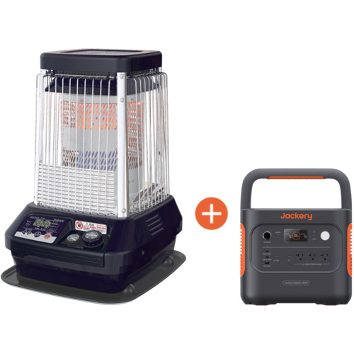 【期間限定キャンペーン】　ダイニチ ブルーヒーターFM-19F3-A ＋ジャクリ ポータブル電源JE-2000Dセット