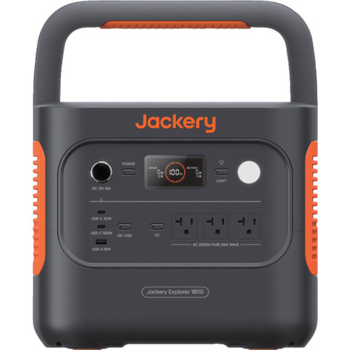 Jackery(ジャクリ)　ポータブル電源　1800　(JE-1800A)