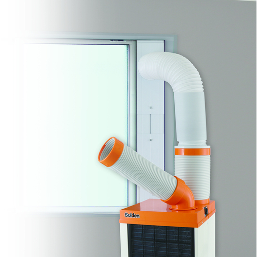 スイデン　スポットエアコン排気用窓パネルセット