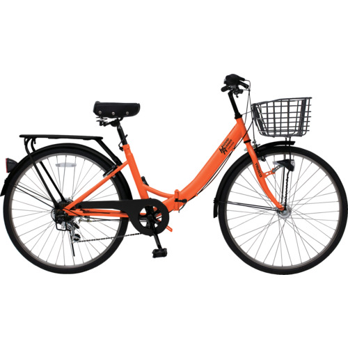 トラスコ　災害時用ノーパンク自転車　ハザードランナー　シティタイプ　26インチ