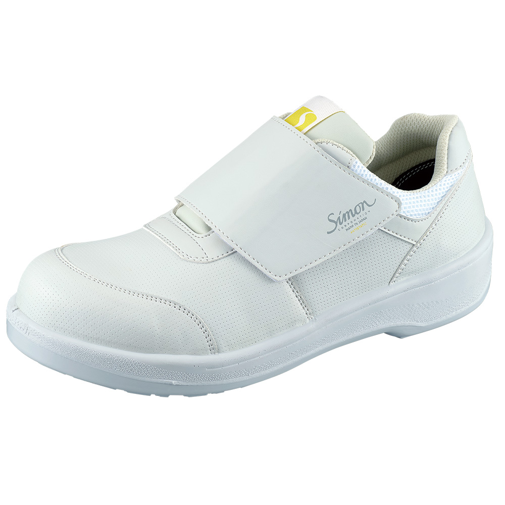 シモン　静電保護靴　短靴　8918白
