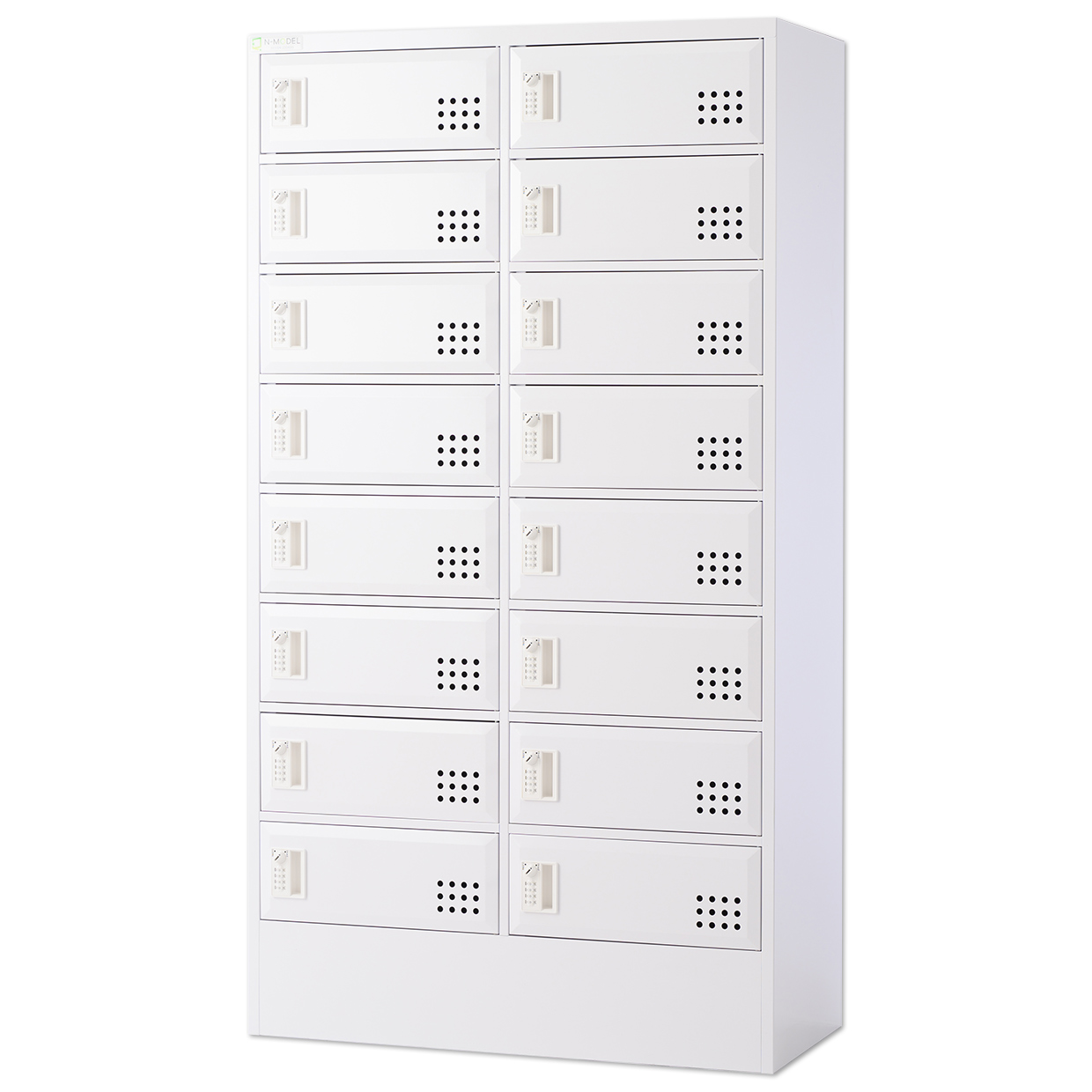 仁張工作所　ノートパソコンロッカー　Note PC model(2列8段)ダイヤル錠