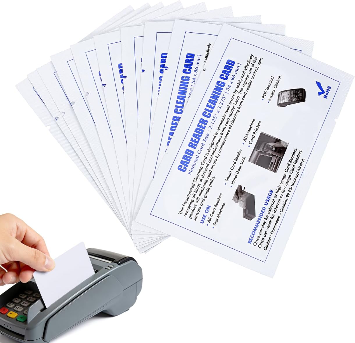 Kisangel　カードリーダークリーニングカード　12.5cm×8cm