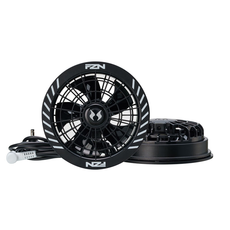 ファン付き衣類用ファン　ファン2個・ケーブルセット30V