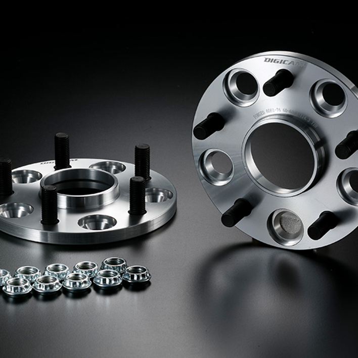 A6061-T6 ハブ付ワイドトレッドスペーサー 114.3-5H P1.5 10mm ハブ外径60-内径60